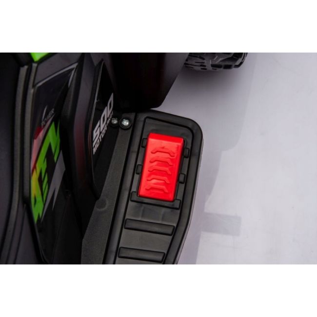 Atv electric pentru copii r-sport j9, 70x44x40 cm, varsta 1.5-4 ani, roti si scaun din plastic, putere 25w - verde edeedigts1155verde