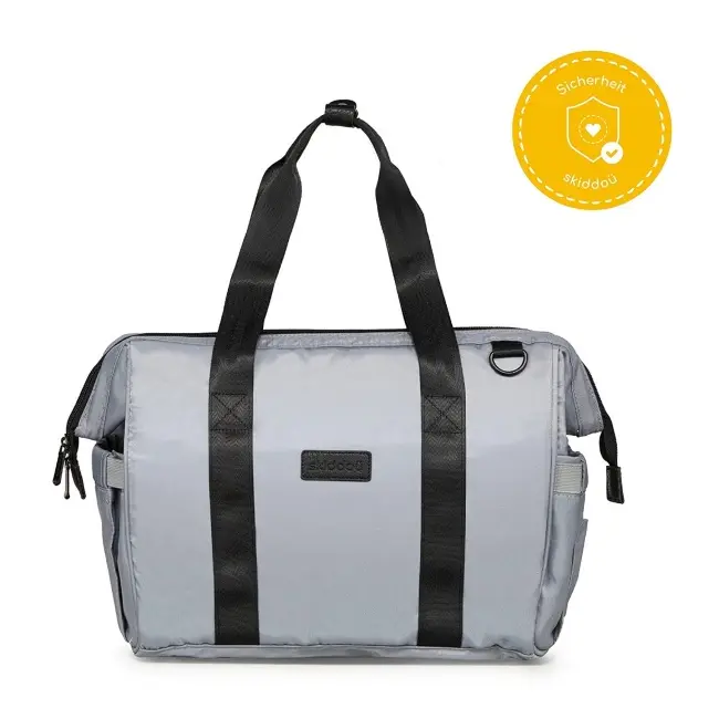 Geanta multifunctionala pentru parinti skiddou inger, normandic dream, gri sk_2080022