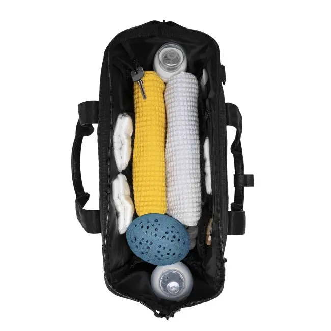 Geanta multifunctionala pentru parinti skiddou inger, onyz leather, negru sk_2080023