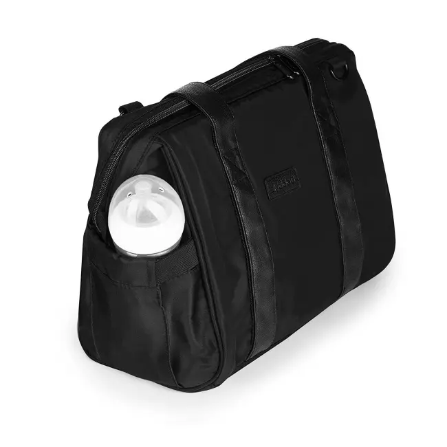 Geanta multifunctionala pentru parinti skiddou inger, onyz leather, negru sk_2080023