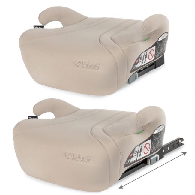 Inaltator auto cu isofix 125-150 cm kidwell bono - beige edeedifosabon03a0