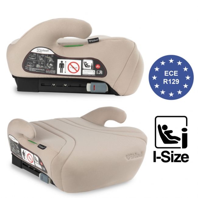 Inaltator auto cu isofix 125-150 cm kidwell bono - beige edeedifosabon03a0