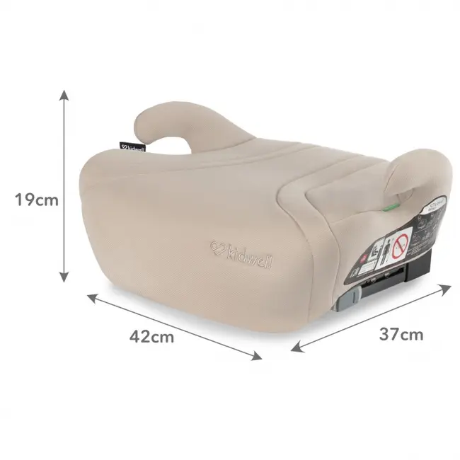 Inaltator auto cu isofix 125-150 cm kidwell bono - beige edeedifosabon03a0