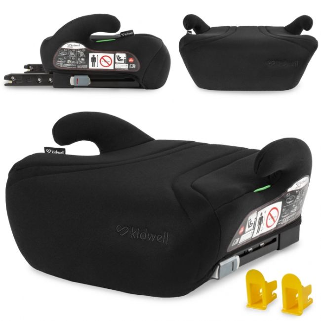 Inaltator auto cu isofix 125-150 cm kidwell bono - black edeedifosabon01a0