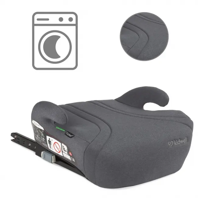 Inaltator auto cu isofix 125-150 cm kidwell bono - gray edeedifosabon02a0