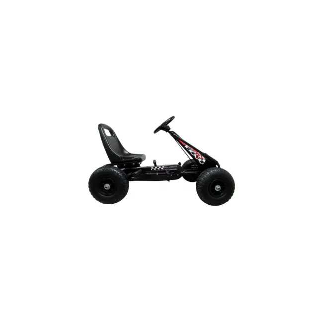 Kart cu pedale gokart, 3-7 ani, roti gonflabile, g1 r-sport - negru edeedia15negru