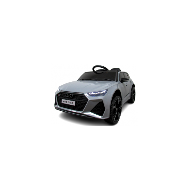 Masinuta electrica cu telecomanda audi rs6 r-sport - gri edeediaudirs6gri
