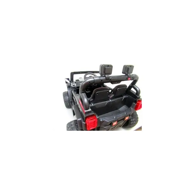 Masinuta electrica cu telecomanda auto x16, 110x70x68 cm, varsta 1-5 ani, roti eva, scaun din piele eco, putere 90w, r-sport - negru edeedibbh016lnegru