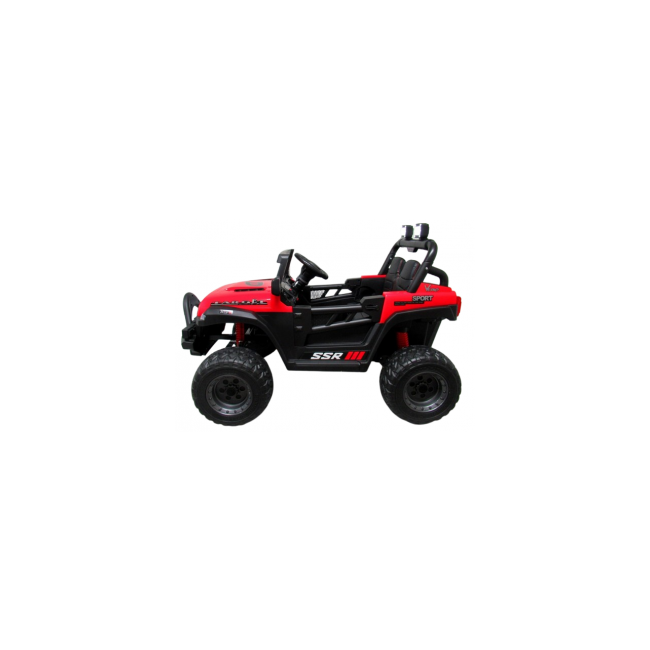 Masinuta electrica cu telecomanda auto x16, 110x70x68 cm, varsta 1-5 ani, roti eva, scaun din piele eco, putere 90w, r-sport - rosu edeedibbh016lrosu