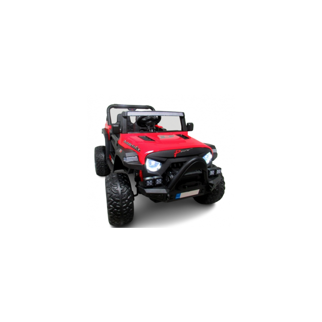 Masinuta electrica cu telecomanda auto x16, 110x70x68 cm, varsta 1-5 ani, roti eva, scaun din piele eco, putere 90w, r-sport - rosu edeedibbh016lrosu