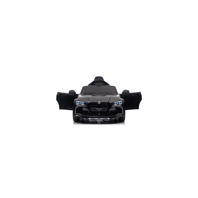 Masinuta electrica cu telecomanda bmw m4, 110x70x50 cm, varsta 1-5 ani, roti eva, scaun din piele eco, putere 90w - negru edeedibmwm4negru