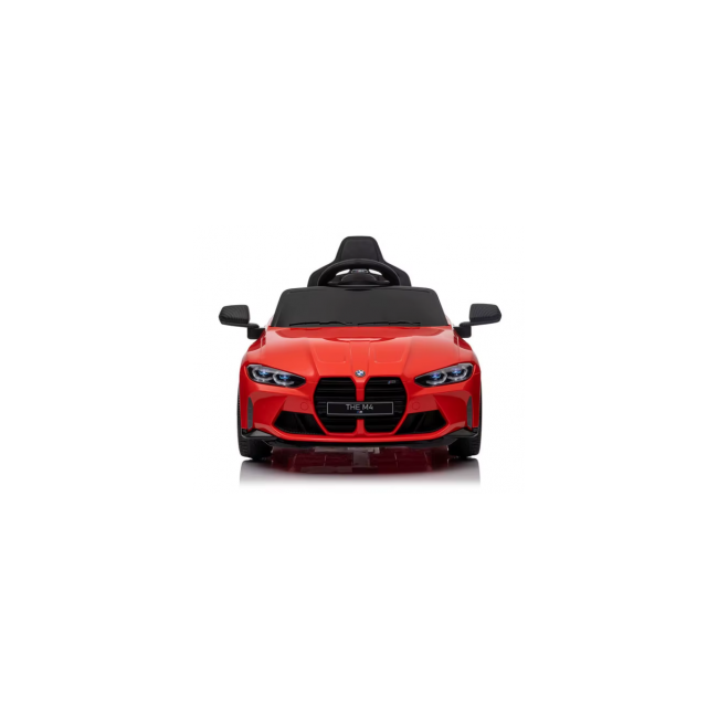 Masinuta electrica cu telecomanda bmw m4, 110x70x50 cm, varsta 1-5 ani, roti eva, scaun din piele eco, putere 90w - rosu edeedibmwm4rosu