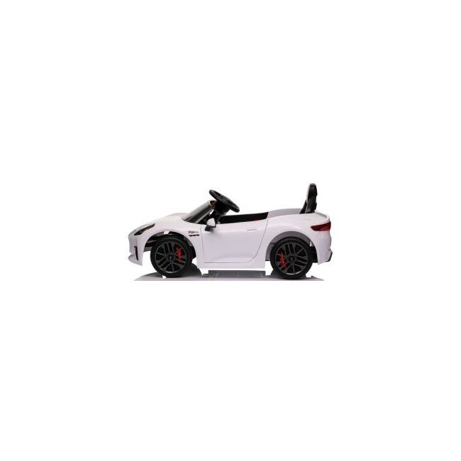 Masinuta electrica cu telecomanda maserati granturismo, 99x59.5x44 cm, varsta 1-4 ani, roti eva, scaun din piele eco, putere 90w - alb edeedimaseratigtalb