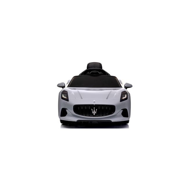 Masinuta electrica cu telecomanda maserati granturismo, 99x59.5x44 cm, varsta 1-4 ani, roti eva, scaun din piele eco, putere 90w - gri edeedimaseratigtgri