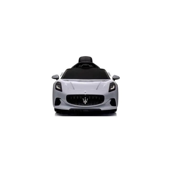 Masinuta electrica cu telecomanda maserati granturismo, 99x59.5x44 cm, varsta 1-4 ani, roti eva, scaun din piele eco, putere 90w - gri edeedimaseratigtgri