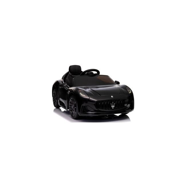 Masinuta electrica cu telecomanda maserati granturismo, 99x59.5x44 cm, varsta 1-4 ani, roti eva, scaun din piele eco, putere 90w - negru edeedimaseratigtnegru