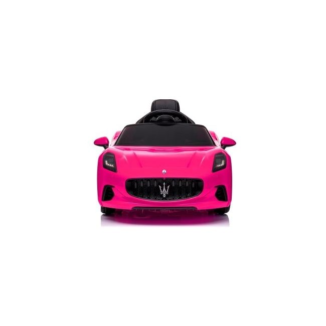 Masinuta electrica cu telecomanda maserati granturismo, 99x59.5x44 cm, varsta 1-4 ani, roti eva, scaun din piele eco, putere 90w - roz edeedimaseratigtroz