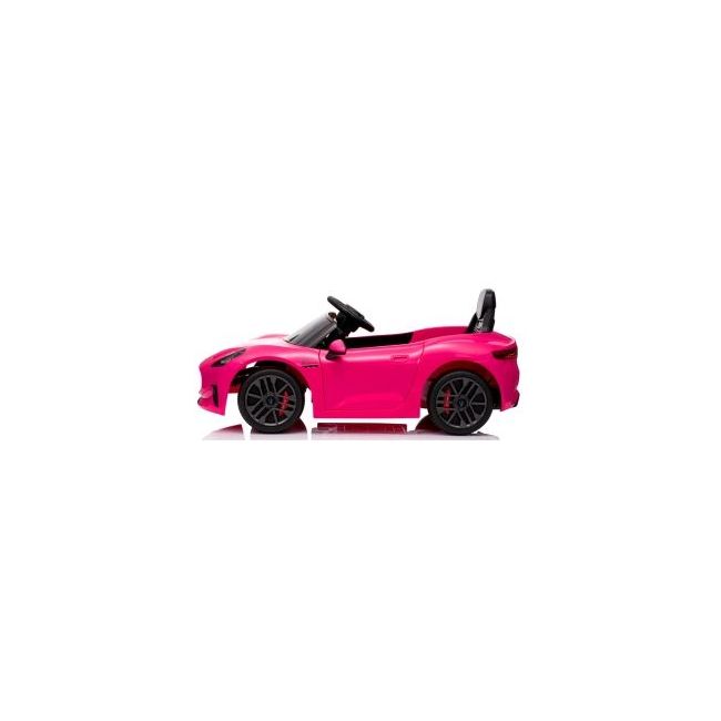 Masinuta electrica cu telecomanda maserati granturismo, 99x59.5x44 cm, varsta 1-4 ani, roti eva, scaun din piele eco, putere 90w - roz edeedimaseratigtroz