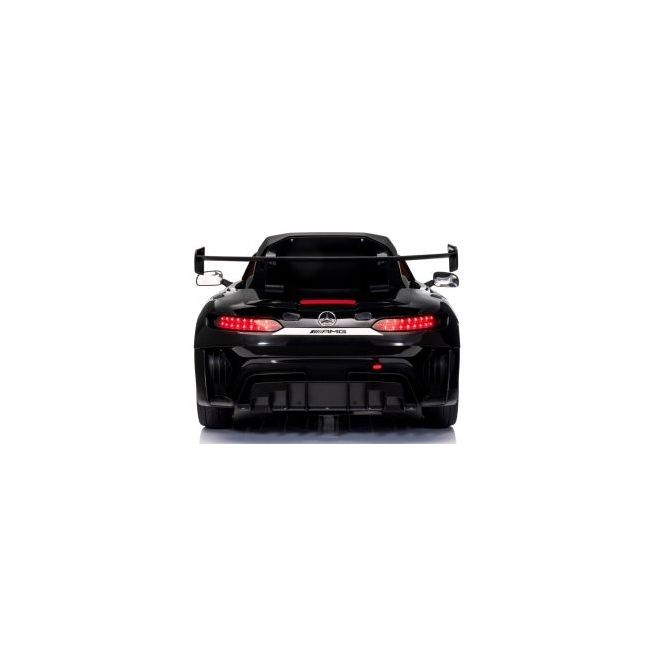 Masinuta electrica cu telecomanda mercedes gt3 evo, 114x69x45 cm, varsta 1-5 ani, roti eva, scaun din piele eco, putere 90w - negru edeedigt3evonegru
