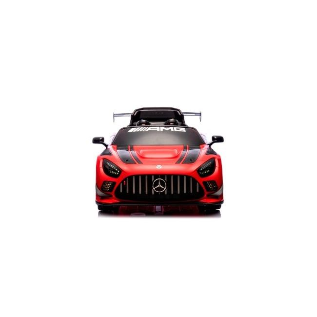 Masinuta electrica cu telecomanda mercedes gt3 evo, 114x69x45 cm, varsta 1-5 ani, roti eva, scaun din piele eco, putere 90w - rosu edeedigt3evorosu