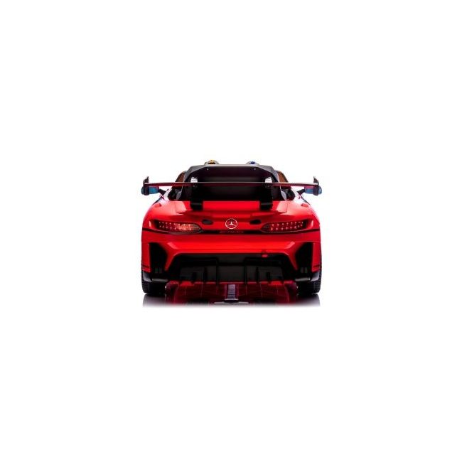 Masinuta electrica cu telecomanda mercedes gt3 evo, 114x69x45 cm, varsta 1-5 ani, roti eva, scaun din piele eco, putere 90w - rosu edeedigt3evorosu
