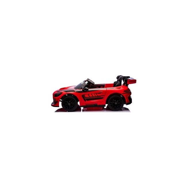 Masinuta electrica cu telecomanda mercedes gt3 evo, 114x69x45 cm, varsta 1-5 ani, roti eva, scaun din piele eco, putere 90w - rosu edeedigt3evorosu