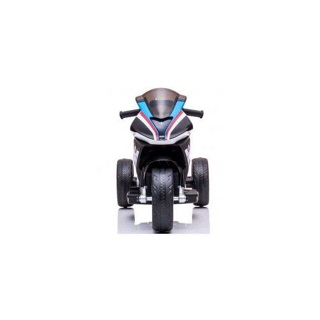 Motocicleta electrica pentru copii bmw hp4, 84x55x42 cm, varsta 2-5 ani, roti si scaun din plastic, putere 60w - alb edeedibmwhp4alb