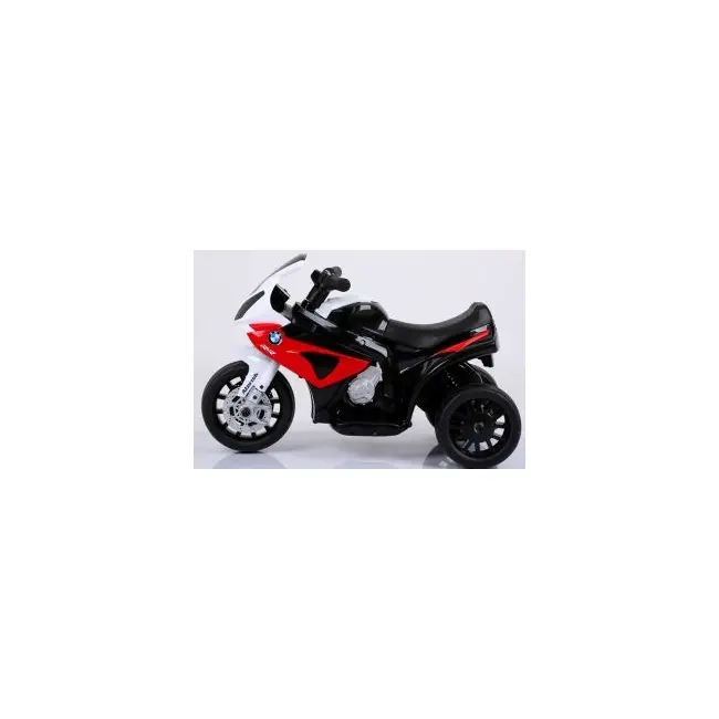 Motocicleta electrica pentru copii bmw s1000rr, 69x44x36.5 cm, varsta 1.5-4 ani, roti si scaun din plastic, putere 25w - rosu edeedibmws1000rrrosu