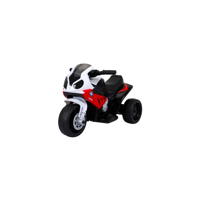 Motocicleta electrica pentru copii bmw s1000rr, 69x44x36.5 cm, varsta 1.5-4 ani, roti si scaun din plastic, putere 25w - rosu edeedibmws1000rrrosu