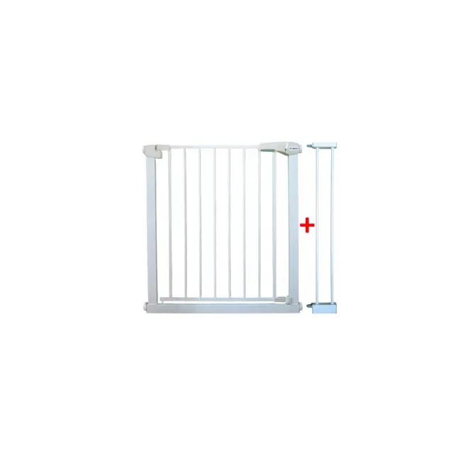 Poarta de siguranta din metal 79-94 cm r-sport s1 - alb edeedijlb328-1alb