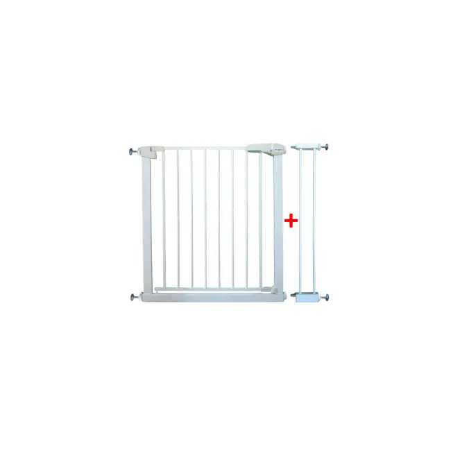 Poarta de siguranta din metal 79-94 cm r-sport s1 - alb edeedijlb328-1alb