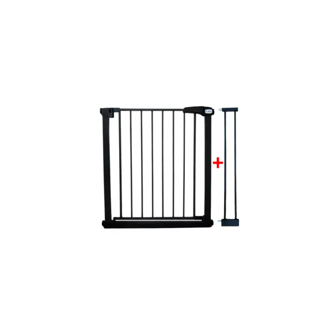 Poarta de siguranta din metal 79-94 cm r-sport s1 - negru edeedijlb328-1negru