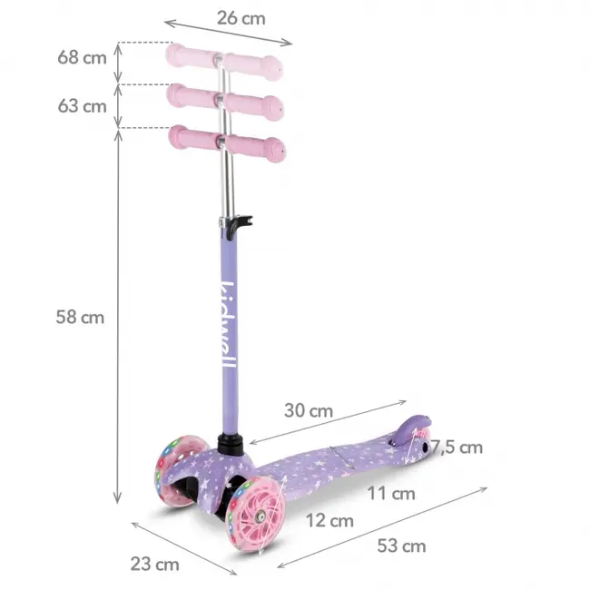 Trotineta kidwell uno - stars edeedihubauno02a1