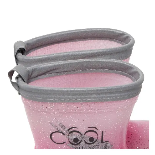 Cizme de cauciuc Perletti cu sclipici marime 28 29  roz fuchsia SOLPE155964