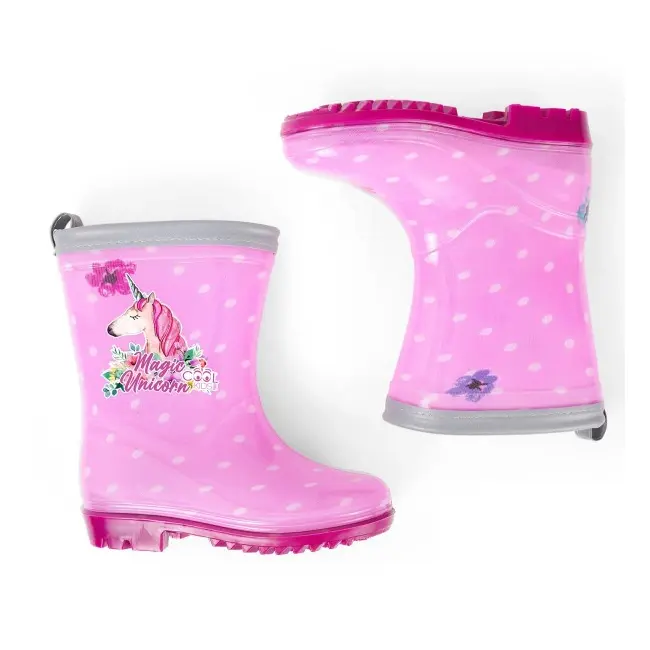 Cizme de cauciuc Perletti magic unicorn marime 22 23 roz SOLPE15625