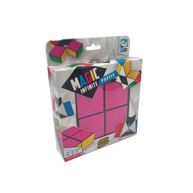 Joc educativ pentru copii finger cub puzzle Magic Infinite Clown Games multicolor SOLVDM2010649