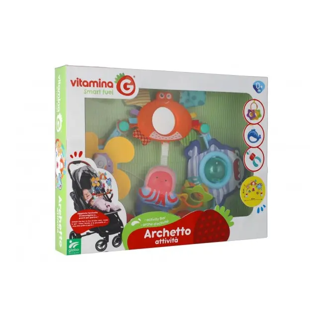 Jucarie bebelusi arcada cu activitati si clips prindere Vitamina G SOLGL05206