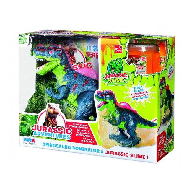 Spinozaur cu slime Jurassic RS Toys SOLRS11210