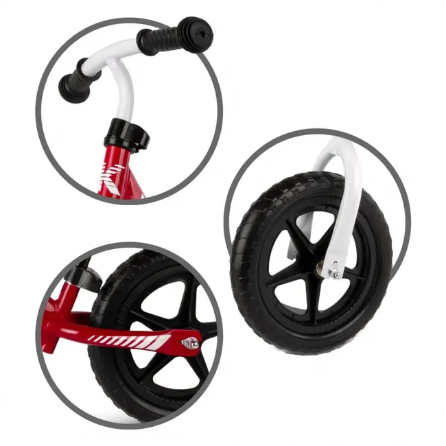 Bicicleta fara pedale kidwell rebel red edeedirobireb17a0