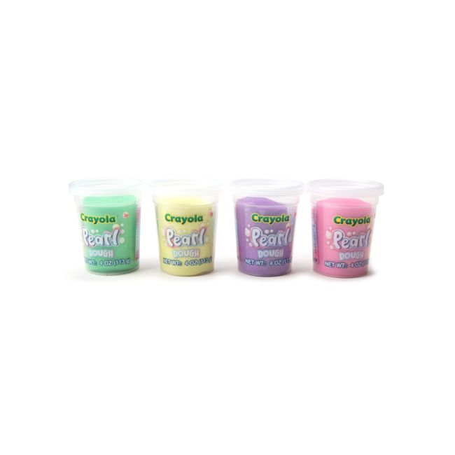 CRAYOLA PEARL SET 4 BORCANASE CU PLASTELINA SIDEFATA VIVA1-2910