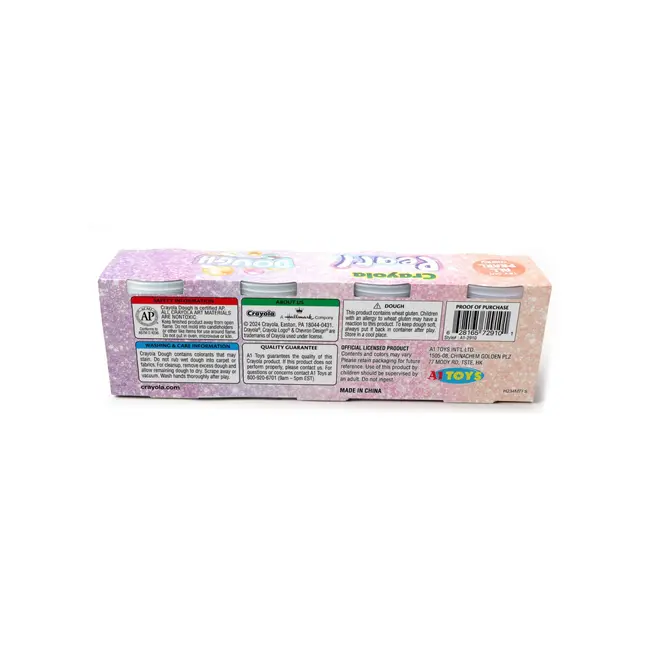 CRAYOLA PEARL SET 4 BORCANASE CU PLASTELINA SIDEFATA VIVA1-2910