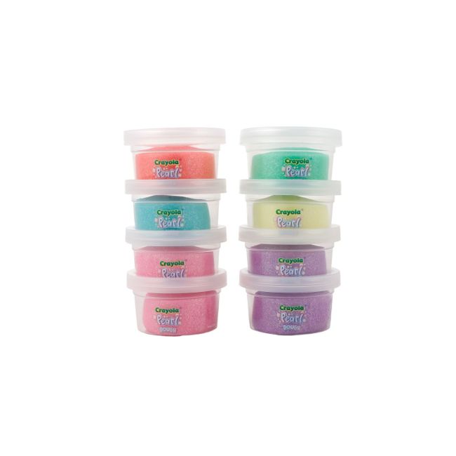 CRAYOLA PEARL SET 8 BORCANASE CU PLASTELINA SIDEFATA VIVA1-3143