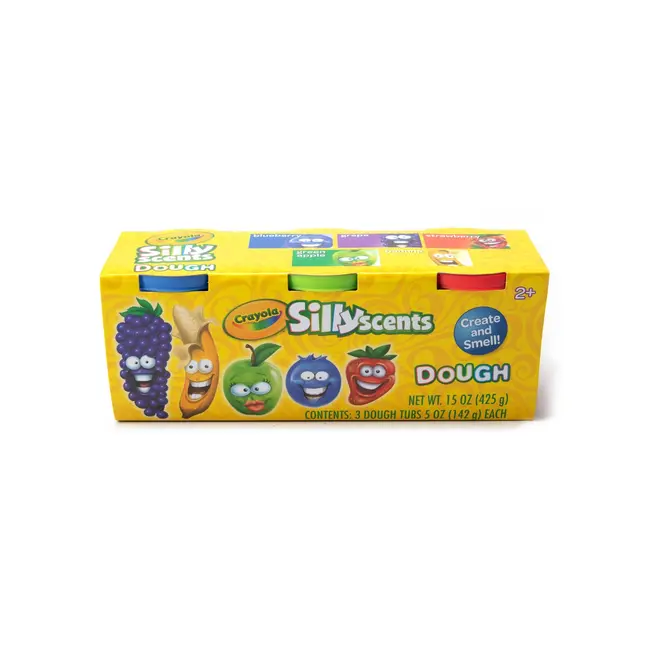 CRAYOLA SILLY SCENT SET 3 BORCANASE CU PLASTILINA PARFUMATA 142G VIVA1-2186