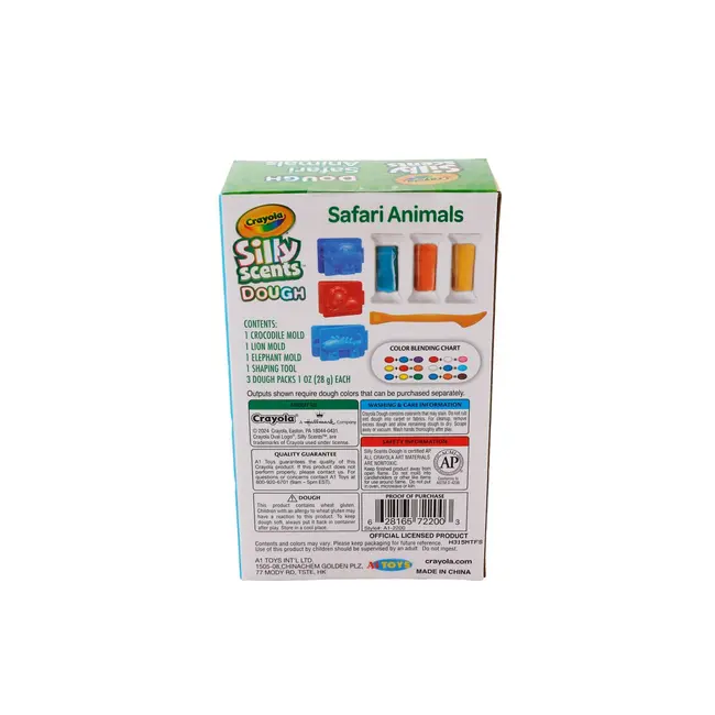 CRAYOLA SILLY SCENTS SET MIC ANIMALELE DIN SAFARI CU ACCESORII VIVA1-2200