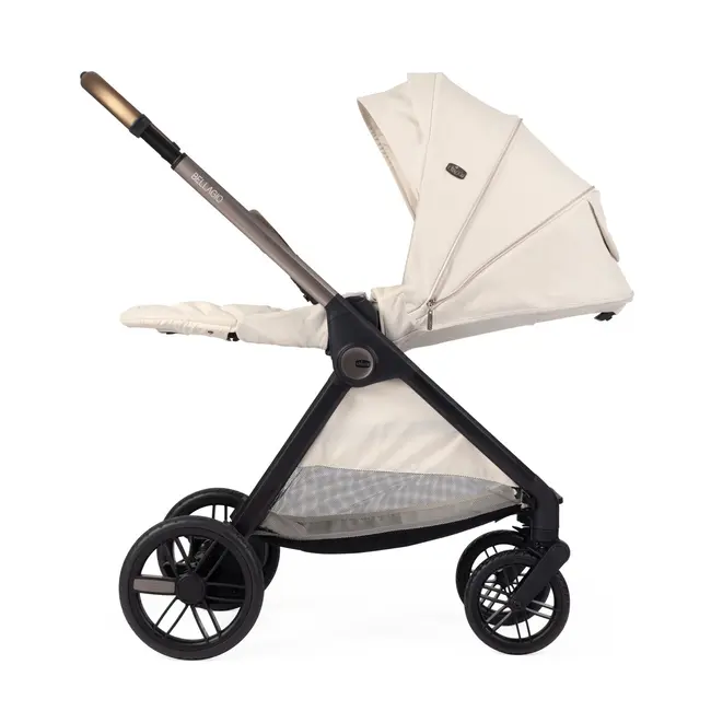 Carucior copii 3 in 1 Chicco Bellagio, Amber Glow (bej deschis), 0luni+ CHC8713650+8713750+8714650-8