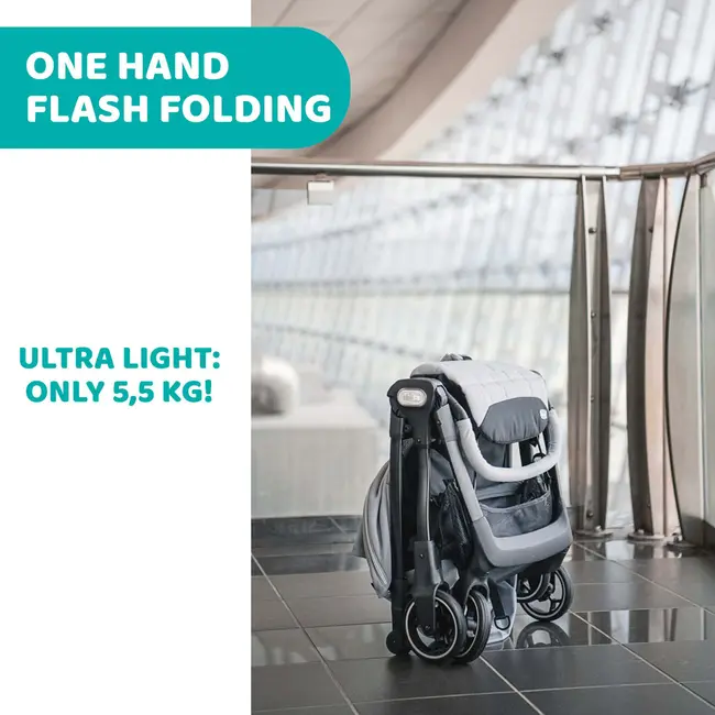 Carucior copii sport Chicco We, Black, 0luni+ CHC79885-8_BLACK