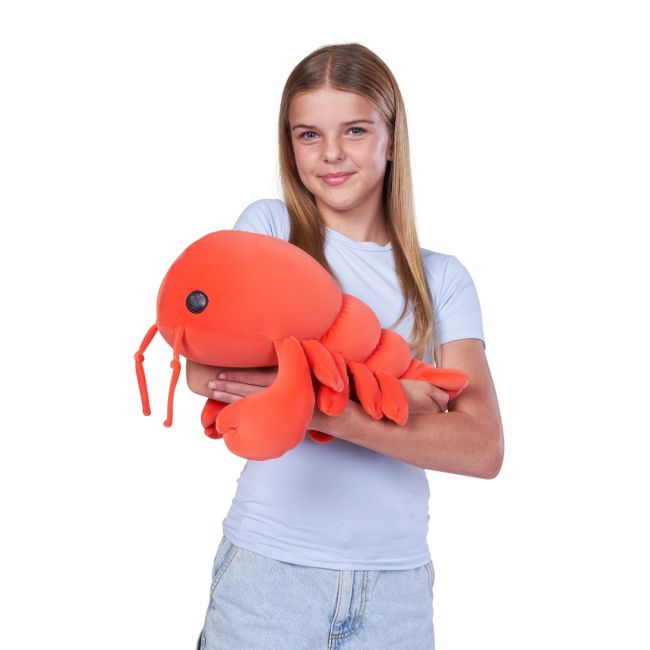 Hug a lumps - Jucarie de plus super-moale, 60 cm, Homar BKF14903G