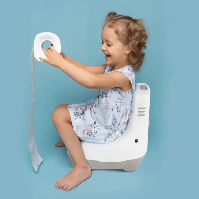 Olita pentru copii cu sunete si insertie detasabila kidwell fino - blue edeedinocnfin01a0