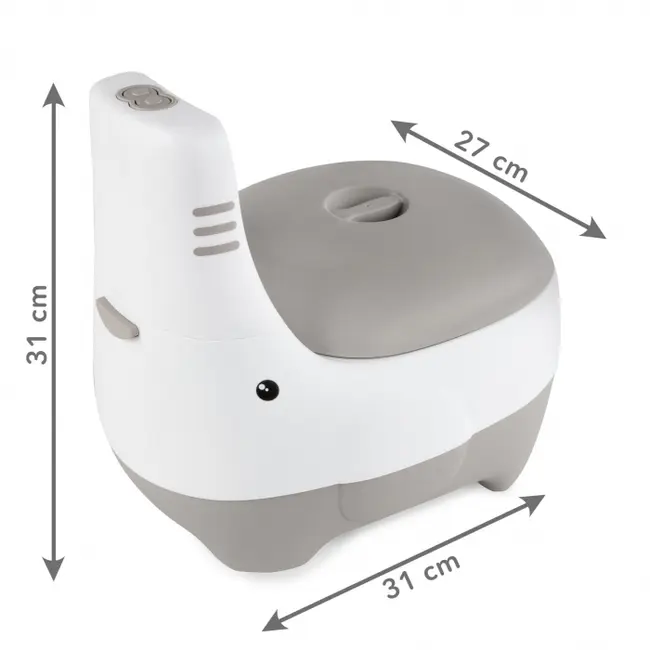 Olita pentru copii cu sunete si insertie detasabila kidwell fino - gray edeedinocnfin02a0