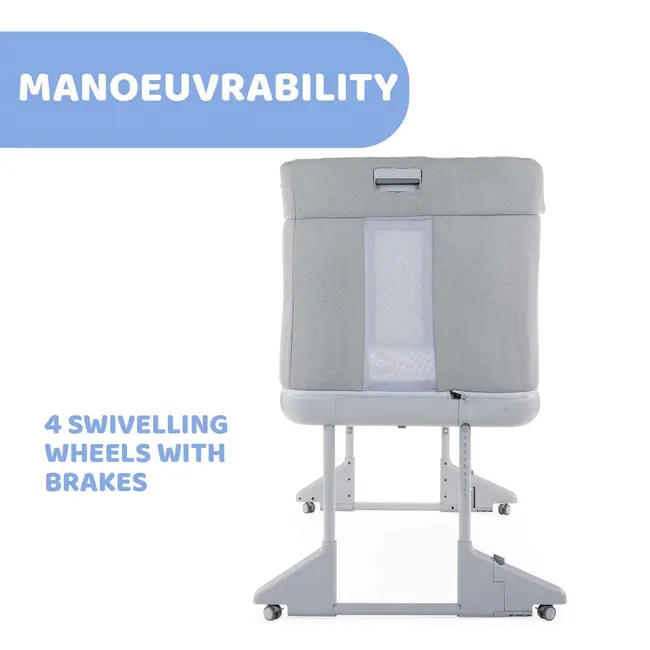 Patut atasabil Chicco Next 2 Me Forever, 3 in 1, Rice (Gri), 0luni+ CHC79650-8_RICE